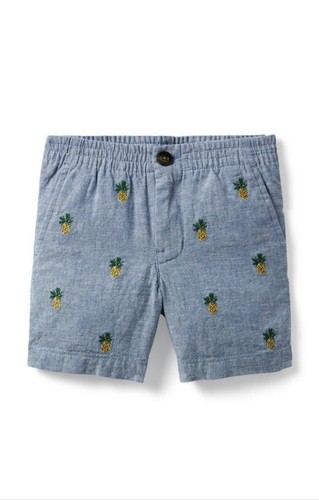 NWT Janie and Jack Pineapple Polo Shorts Socks Size 12 $73 - Picture 9 of 10