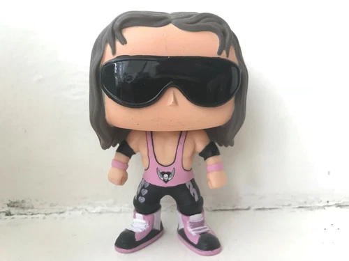 FUNKO POP VINYL #25 BRET HART THE HITMAN FIGURE WWE WRESTLING SERIES