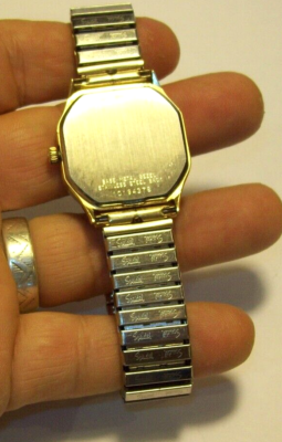 Bulova Accutron Swiss Mens Watch Octagon Gold GF Minty Vintage