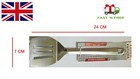 SMALL SIZE Stainless Steel Slotted Turner Spatula Burger Fish Slice Kitchen Tool