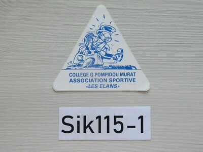 AUFKLEBER College G. POMPIDOU MURAT Sportverein Les ELANS STICKER