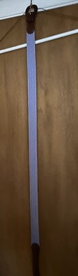 New Purple Cotton Leather Belt XL 43 1/2 display picture 3