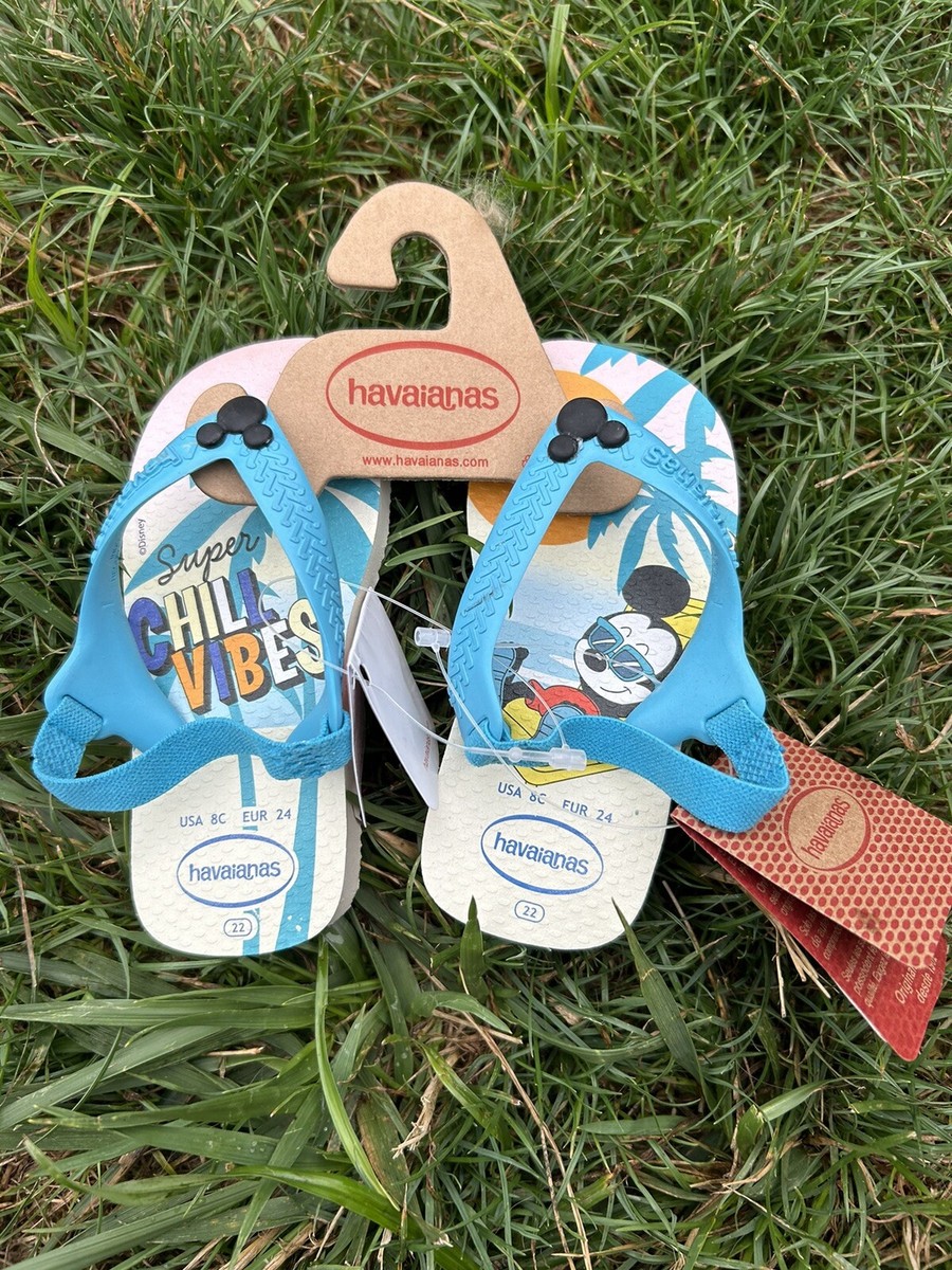 HAVAIANAS TODDLER DISNEY MICKEY MOUSE SANDALS/FLIP FLOPS  display picture 1