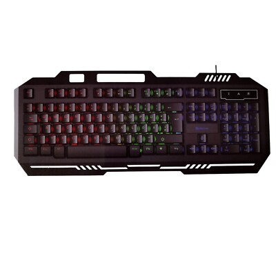 Denver RGB Gaming Keyboard GKB-231DE Tastatur USB Beleuchtung QWERTZ NUM L81