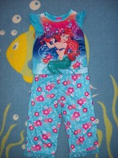 Ariel The Little Mermaid Sleepwear Girl 2pc Pajama Set Select 2T 3T 4Toddler NWT