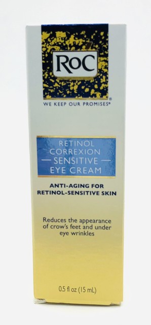roc retinol sensitive eye cream