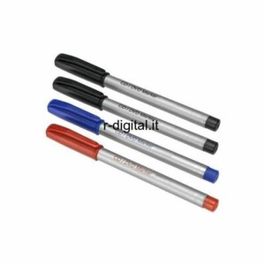 3 Pennarelli Indelebili STANLEY FATMAX - Rosso, Blu, Nero Per Segnare Su Qualsiasi Superficie - Foto 8