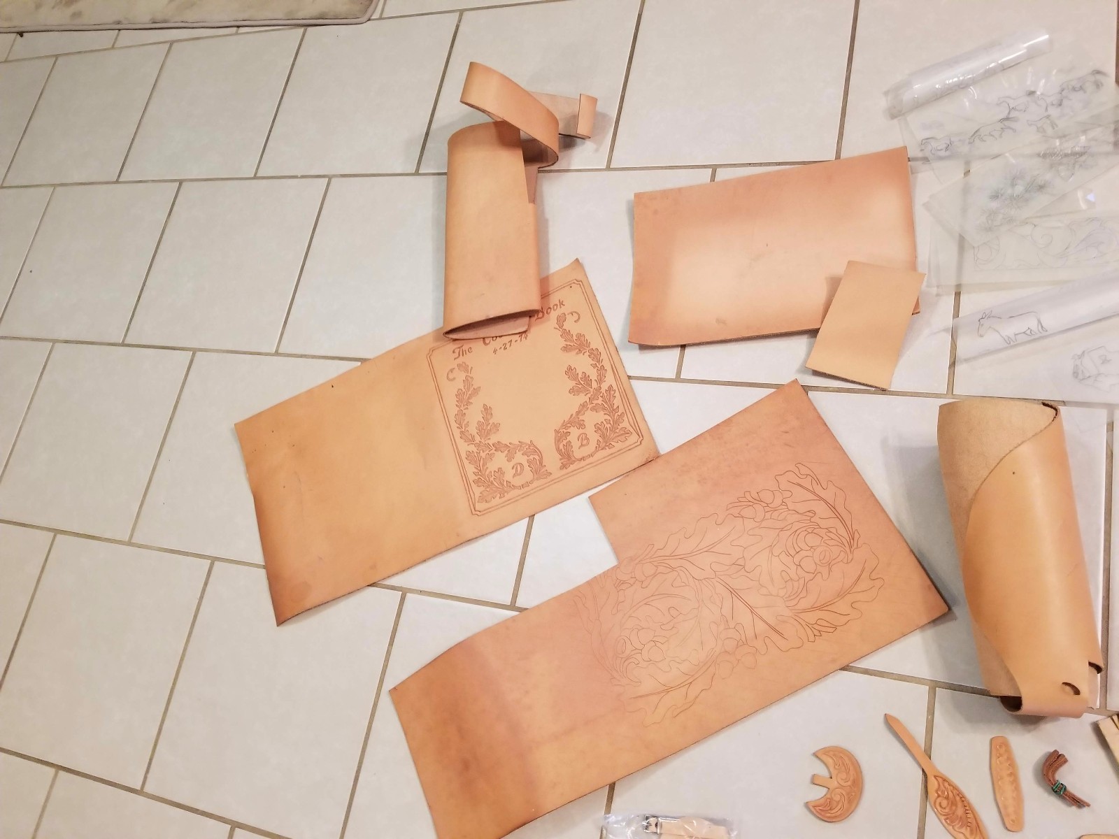 Vintage Texas Lacing Co Quality Leather, LACE, PATTERNS,LEATHER KITS