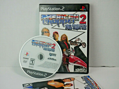 American Chopper 2 Full Throttle Sony PS2 Game Complete 