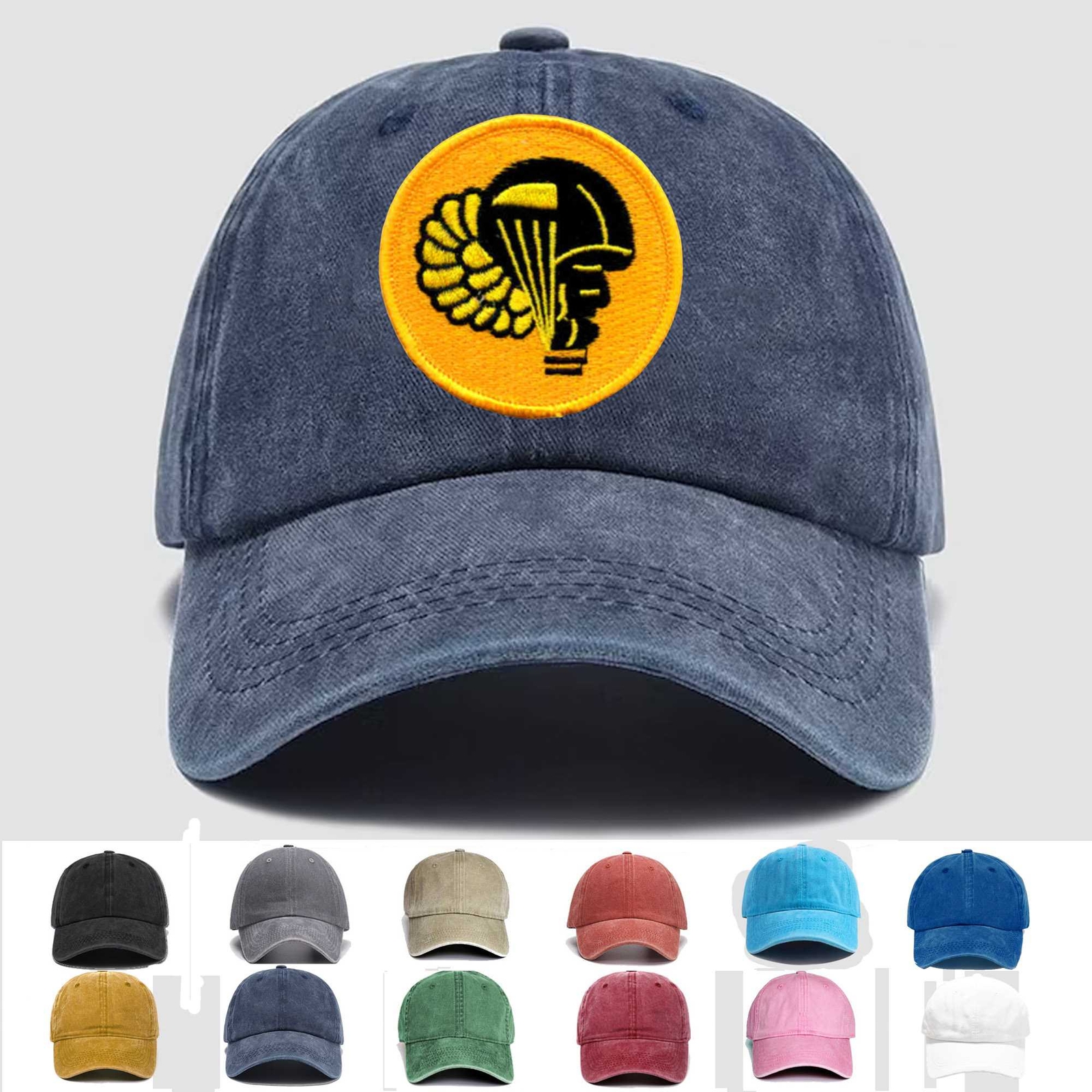 Custom Embroidered Hat 11th Airborne Division Jump School, Veteran Cap,Gift Idea