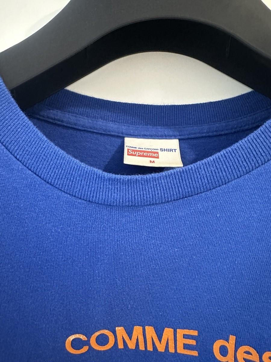 Supreme x CDG Long-sleeve T-Shirt Comme Des Garçons | eBay UK