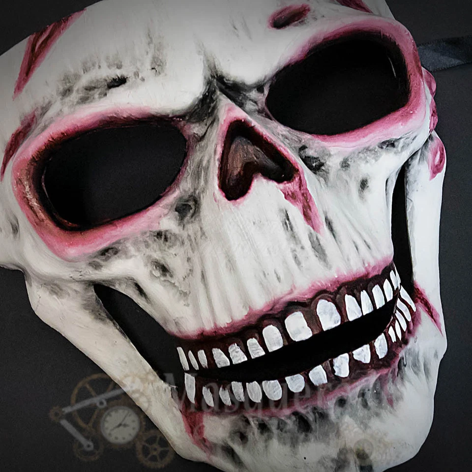 Horror Bloody Creepy Skull Costume Festival Halloween Masquerade Face Mask - Image 4 of 4