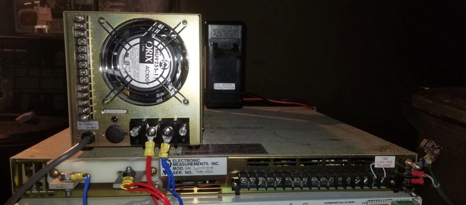 EMI EMS7.5-75A DC Power Supply 1kW 75A 7.5V TESTED! US Made 1U Rack mount 19 lb - Image 4 of 4