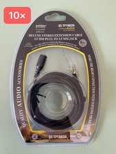 10 x Audio Extension 6 Ft Cable Headphone Stereo Cord Male to Female AUX 3.5mm
