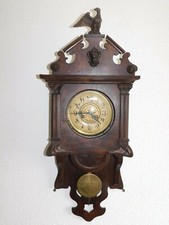 Wanduhr Regulator Herrenuhr mit Adler sehr Dekorativ Adler Gong 
