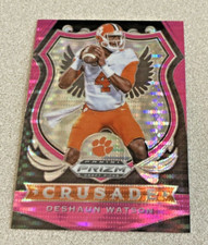 2020 Panini Prizm Draft Crusade Pink Pulsar Prizm #40 Deshaun Watson Clemson