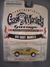 2016 Greenlight Hollywood GAS MONKEY Garage Gold 1969 Chevrolet Corvette 1:64