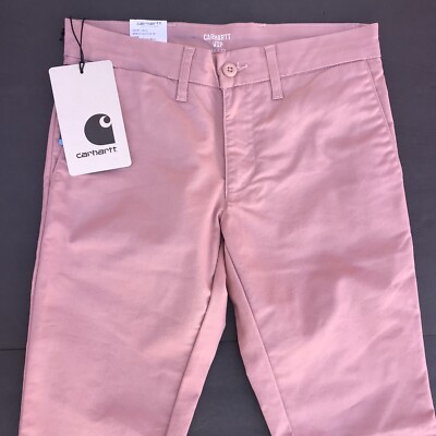 CARHARTT Sid Pant Chino Trousers Slim Tapered Fit Womens size 29x32