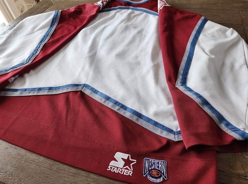 Vintage Starter Colorado Avalanche Official NHL White Jersey Adult XL - Picture 7 of 9