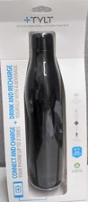 TYLT All-In-One Water Bottle & Portable Power Bank (5700mAh) - Black