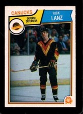 1983-84 O-PEE-CHEE #353 RICK LANZ EX CANUCKS *X70480