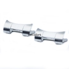 2Piece Curved End Link for Seiko7S26 SKX007 009 015 Bracelet Watch Band Strap