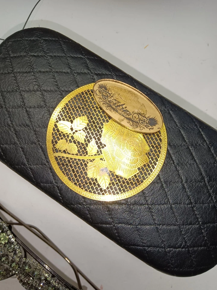 Gafas transparentes deslumbrantes vintage caseras bisutería raras  Foto 4 de 4