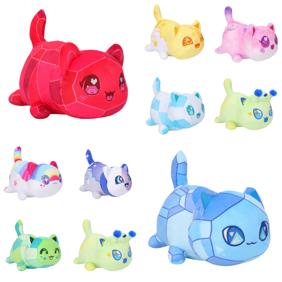 Meows Mee Aphmau Cat Plush Toy Cute Cartoon Soft Cushion Pillow Kids