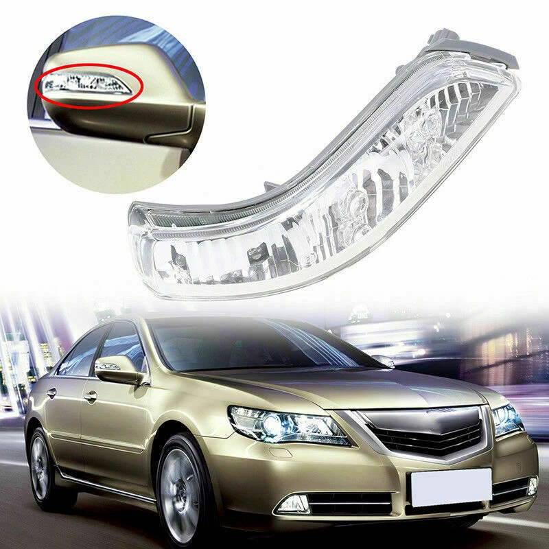 LED Side-Mirror Rear View Turn Signal Light Lamp Right Amber for 05-12 Acura RL - Image 2 of 4