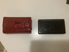 Nintendo DS lite Black Handheld Console Only. Red Case With Charger