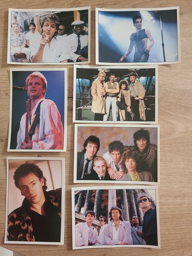 1987 Panini THE SMASH HITS COLLECTION COMPLETE SET Figures 1-150 MADONNA Prince - Picture 3 of 4