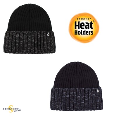 Warme Herrenmütze ''Halmstad'' Grob Twist Umschlagmanschette SOCKSHOP Wärmehalter 1er Pack