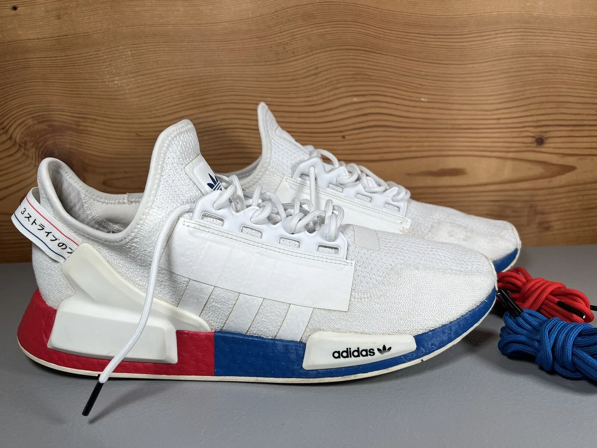 nmd blue and red