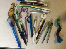 20 Novelty/Promotional Pens-Brunswick,Bellsouth,Angel,Hana Deka,Resorts,Bunny ++