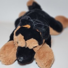 FAO Schwarz German Shepherd Dog Plush 14" Long Stuffed Animal Toy