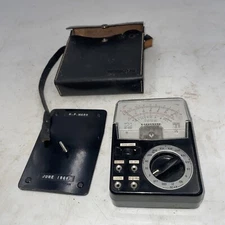 Vintage Lafayette 99-5008 Multimeter Volt Ohm Meter w/ Case Parts Repair