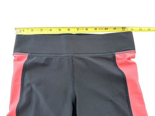 Under Armour Pants Girls Medium Youth Black Coral HeatGear Compression Kids EUC - Picture 10 of 12