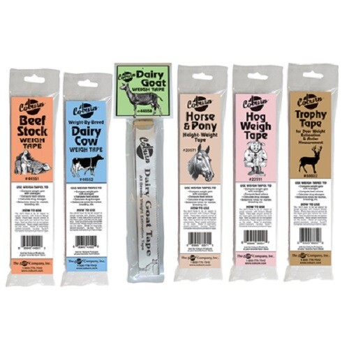 WEIGH TAPE For Beef Stock Dairy Cow Goat Horse & Pony Hog Trophy Deer