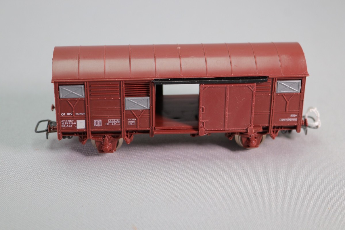 Wagon SNCF Marchandises Jouef – Hors Catalogue, époque 4, Gris, Voie Normale