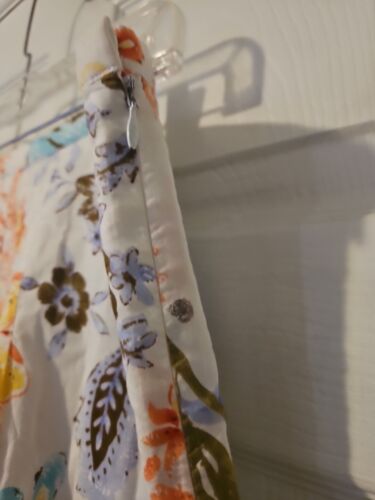 Talbots knielanger Rock Damen 16 Aquarell Blumenmuster gefütterter seitlicher Reißverschluss Neu ohne Etikett - Bild 3 von 6