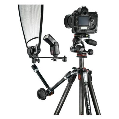 Manfrotto 055 Aluminium 3-section Tripod with Horizontal Column