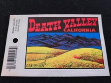 Death Valley California Mountains Vintage Tra...