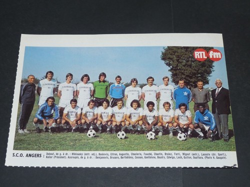 Football magazine 1976 special 20 equipes d1 couleur angers