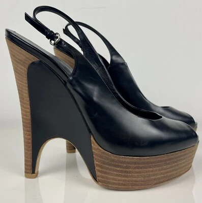 Gucci Wedge Sandals UK 5 (38) - Image 1 of 4