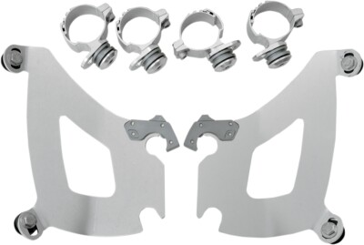 Memphis Shades Trigger-Lock Mount Kit for Bullet Fairing Polished MEK1941