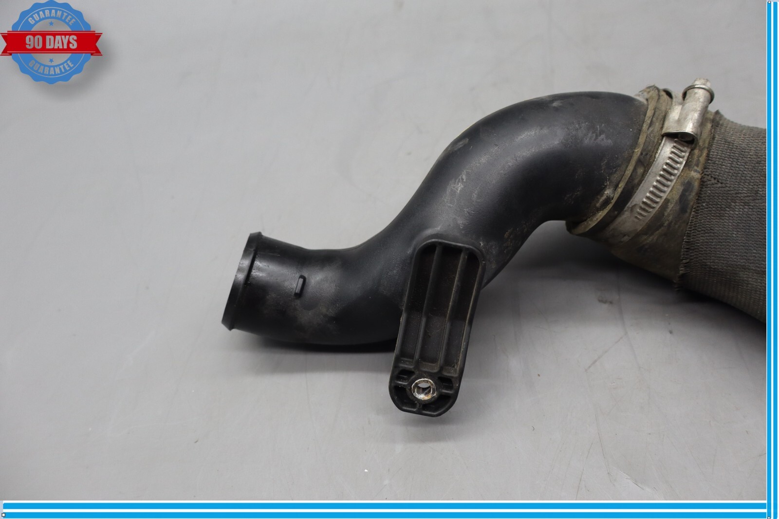06-12 Bentley Continental Right Side Intercooler Hose Pipe 3W0145832E Black Oem