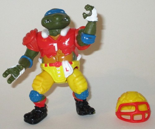 Teenage Mutant Ninja Turtles: 1991 Actionfigur Leo, T.D. Tossin' KOMPLETT - Bild 3 von 11