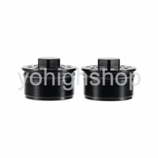 Preload adjuster Front Fork tube Caps Bolts For BMW nine T 2017 2018 Black Pair