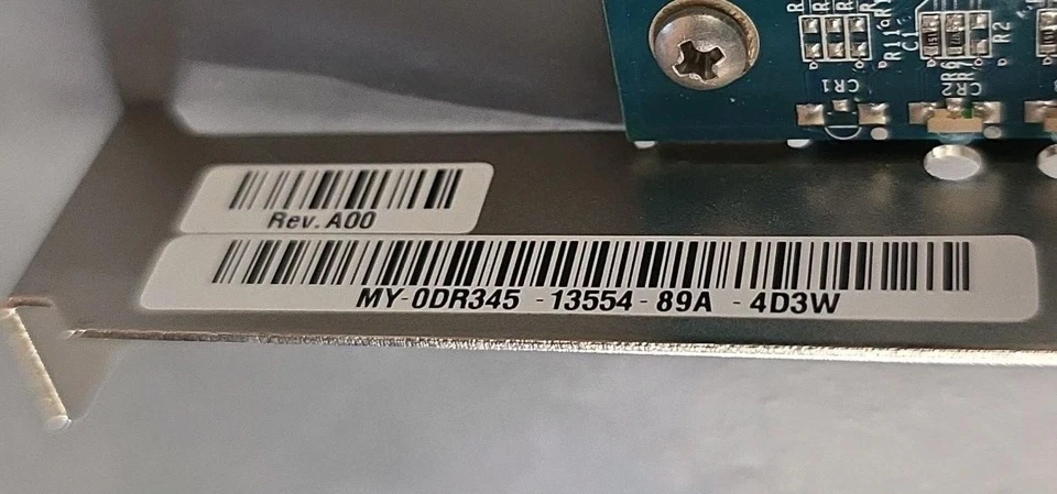 Dell 0DR345 QLE220 Single Port Optical FC - 4Gbps Full Height PCIe-x4 - Image 2 of 4