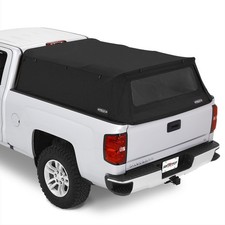 8ft Black Softopper Truck Bed Top Cover Cap Tonneau Gmc Sierra Ford Silverado 8ft Black Softopper Truck Bed Top Cover Cap Tonneau Gmc Sierra Ford Silverado
